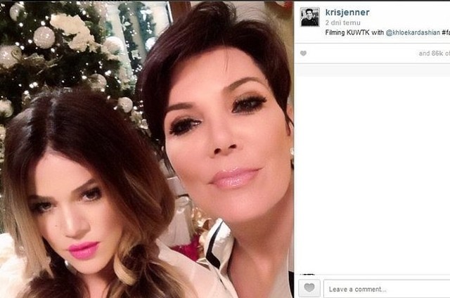 Khloe Kardashian i Kris Jenner (fot. screen z Instagram.com)