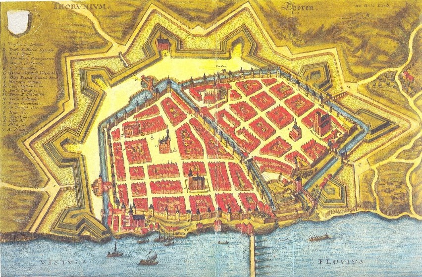 Plan Meriana z 1641 roku - jeden z najstarszych planów...