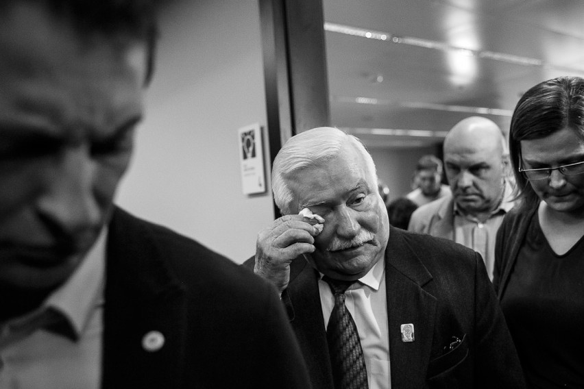 "Gdańsk, Europejskie Centrum Solidarności. Lech Wałęsa...