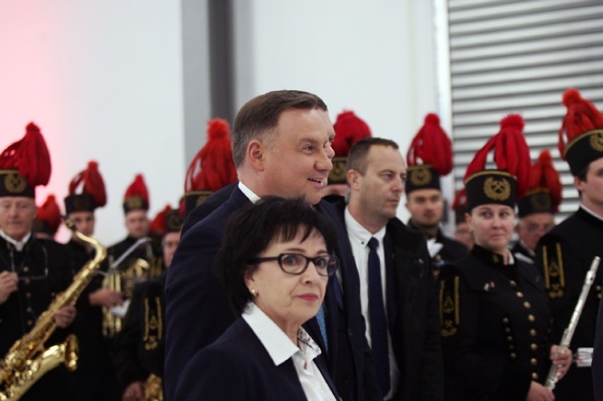 Prezydent Andrzej Duda nagrodził górników.