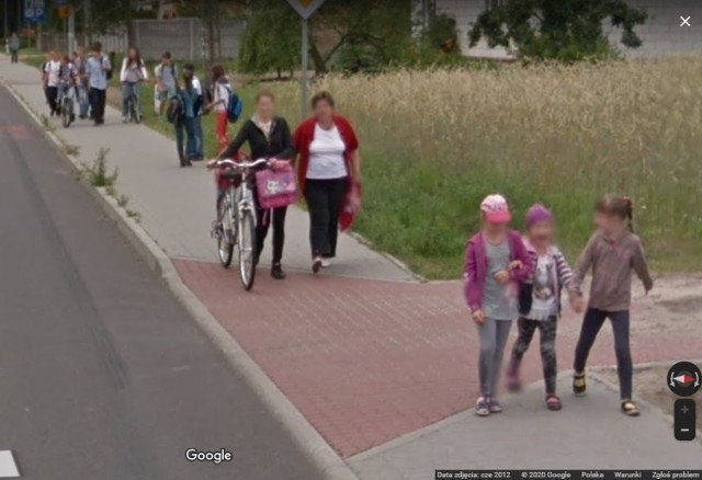 Być może to ciebie "upolowała" kamera Google Street View w Dąbrowie Biskupiej. Sprawdź