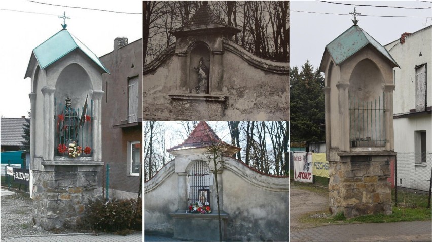 Rzeźby świętych z kapliczek przy ul. Braci Saków oraz...