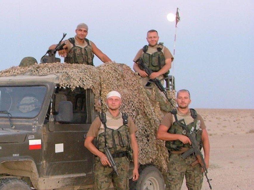 Marek Bocian, żołnierz z Głogowa bronił City Hall w Iraku....