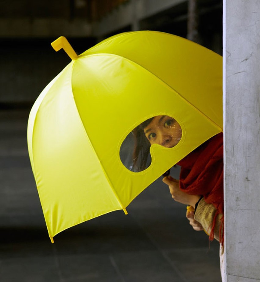 Nietypowe parasole: Parasol z goglami