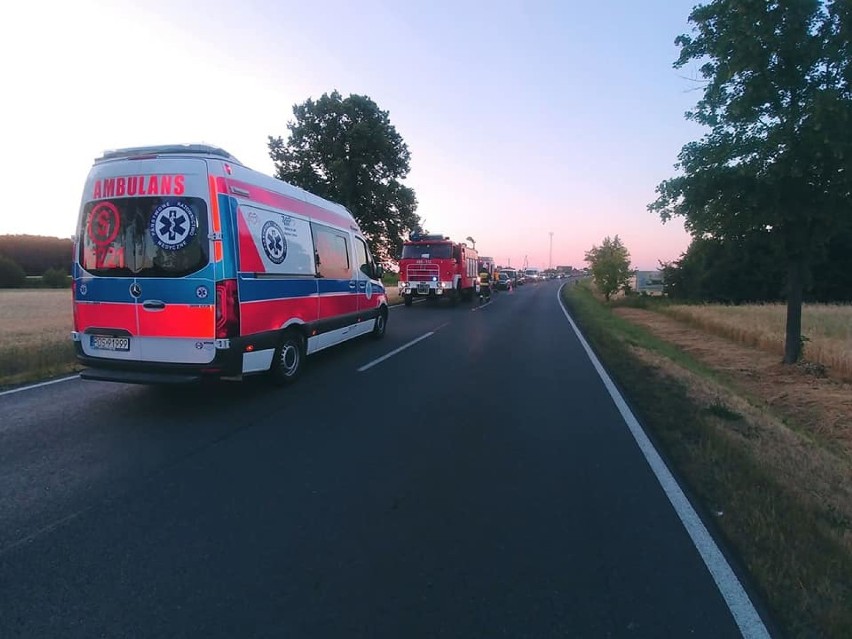 Z regionu. Samochód dostawczy potrącił rowerzystę na DK 11