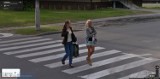 Mieszkańcy Włocławka przyłapani na przejściach dla pieszych. Zdjęcia z Google Street View