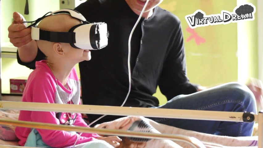 Dzieci z kliniki onkologicznej były zachwycone wirtualną rzeczywistością