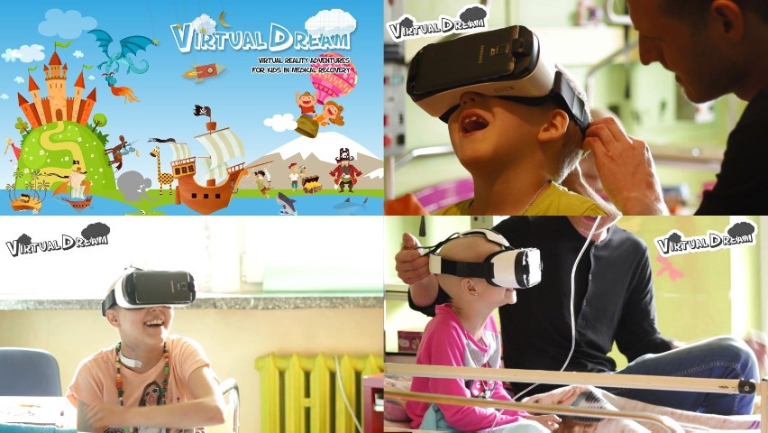 Dzieci z kliniki onkologicznej były zachwycone wirtualną rzeczywistością