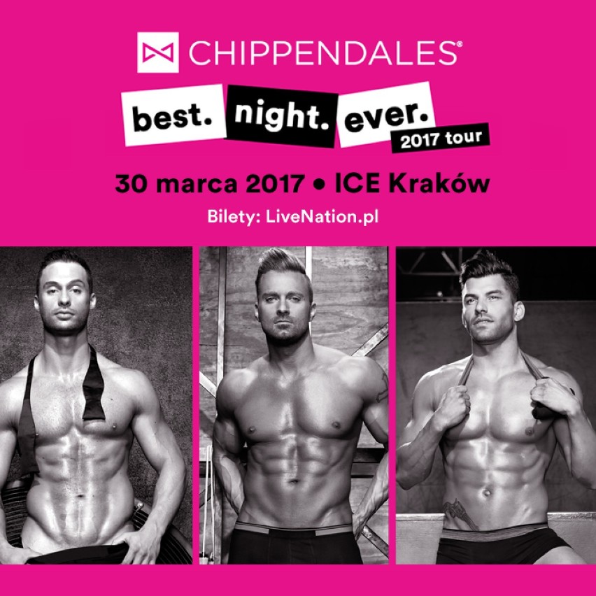 Pokaz Chippendales już 30 marca w ICE Kraków