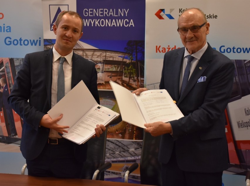Zmieniamy Wielkopolskę: Podpisano umowę z wykonawcą Punktu Utrzymania Taboru Kolei Wielkopolskich w Wągrowcu 