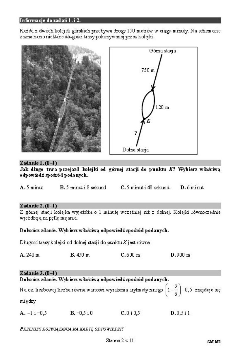 Egzamin gimnazjalny 2015 z CKE. Matematyka [ARKUSZE,...