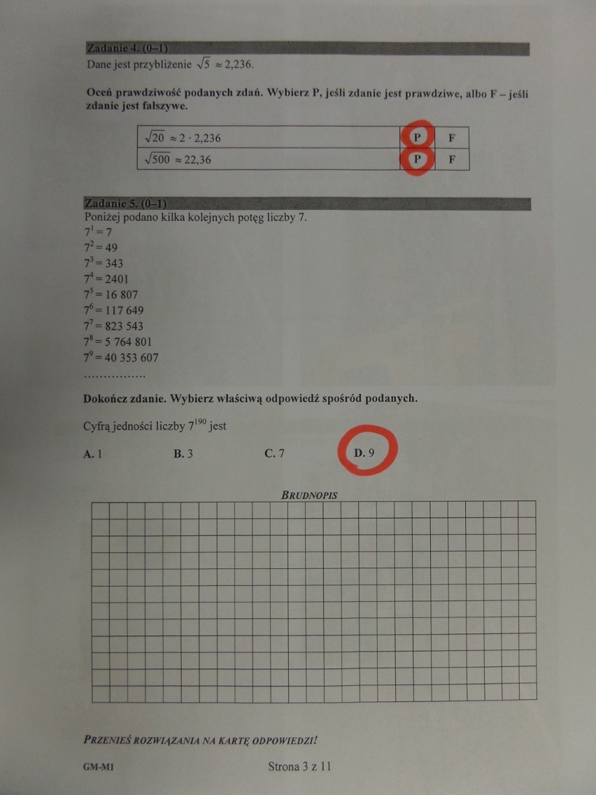 Egzamin gimnazjalny 2015 z CKE. Matematyka [ARKUSZE,...