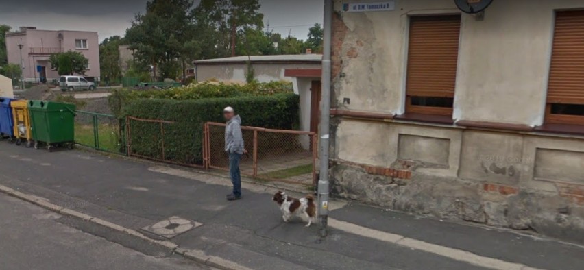 Mieszkańcy Pieńska na zdjęciach Google Street View