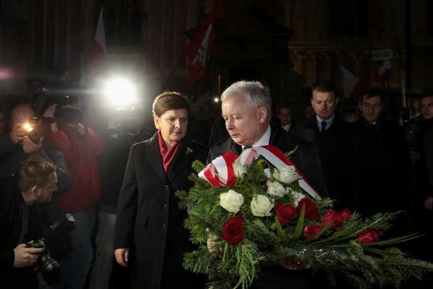 Kraków. Politycy PiS na Wawelu [ZDJĘCIA]