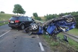Śmiertelny wypadek w Brdowie. Zginęło pięć osób [WIDEO, ZDJĘCIA]