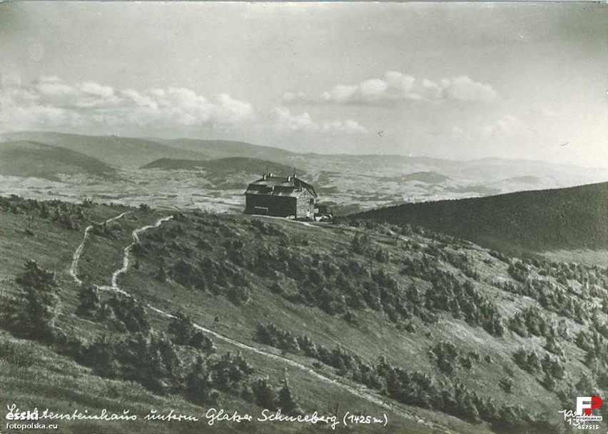 Wieża widokowa i schronisko na Śnieżniku na starych zdjęciach (GALERIA) 