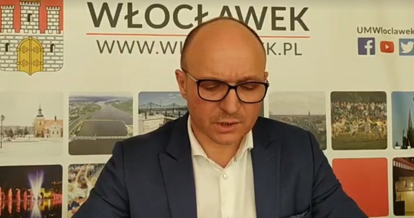 5 nowych przypadków zakażenia koronawirusem we Włocławku! Prezydent Marek Wojtkowski o pandemii [wideo] 