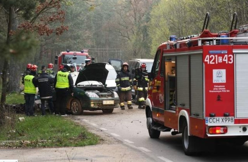 Tragiczny wypadek pod Chełmnem w miejscowości Klamry