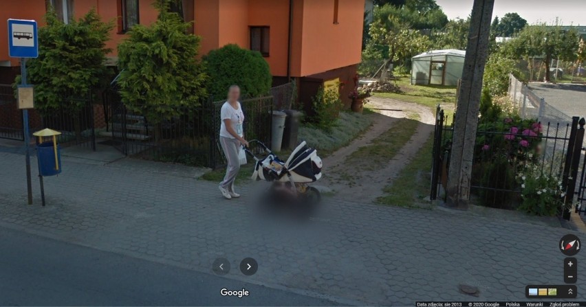 Kamery Google Street View przyłapały na ulicach Łasina wiele...