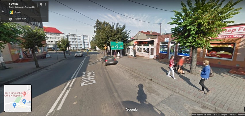 Mieszkańcy Rypina przyłapani przez Google Street View. Zobacz nowe zdjęcia!