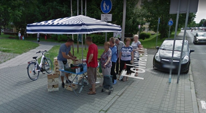 Mieszkańcy Żor uchwyceni przez kamery Google Street View