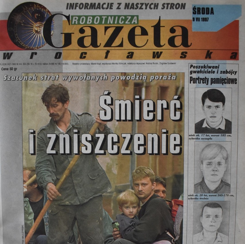 Zobacz, jak pisaliśmy o powodzi! Zobacz gazety z 1997 roku (OKŁADKI, TEKSTY, ZDJĘCIA)