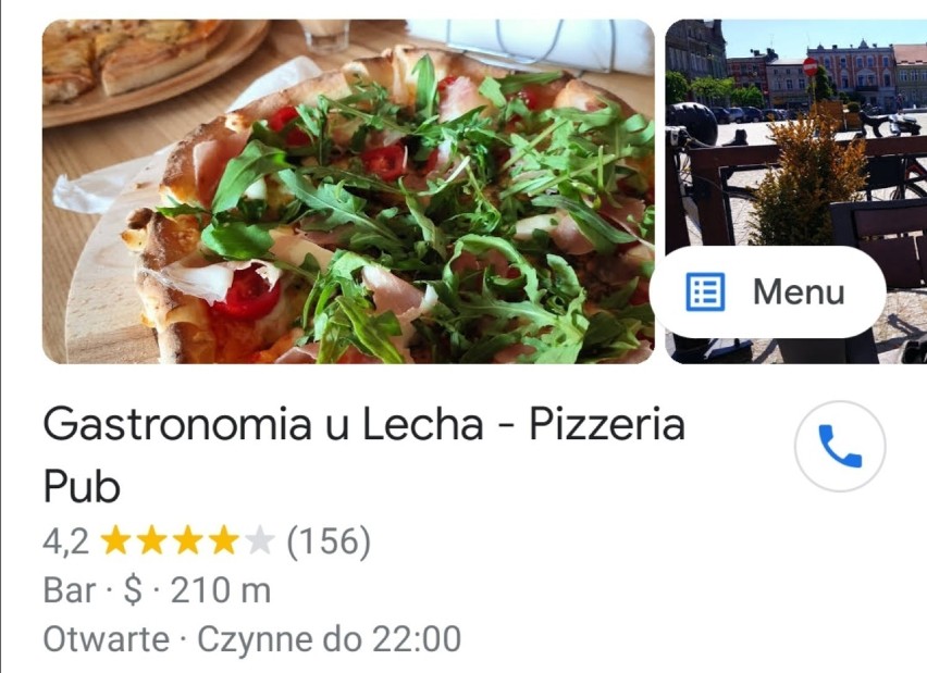 10-12 miejsce - 1,47 % głosów
Gastronomia u Lecha - Pizzeria...