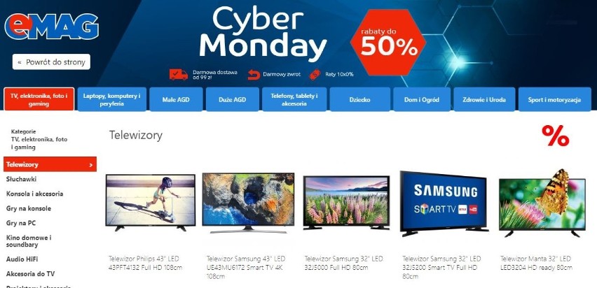 emag.pl Cyber Monday 2017
