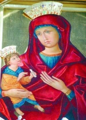 2 czerwca 1997 ikona Matki Boskiej Łaskawej  z Krzeszowa, obraz słynący cudami, został w Legnicy ukoronowany przez Jana Pawła II.
Fot. Piotr Krzyżanowski