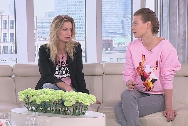 Magdalena Schejbal i Magdalena Boczarska (fot. Dzień Dobry TVN/x-news)