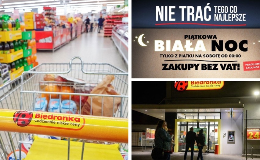 Biała noc w Biedronce w Pucku, Władysławowie, Żelistrzewie, Jastarni... Wszystkie produkty mocno tanieją