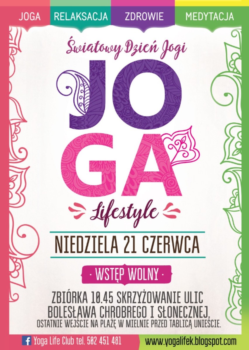 Dzień Jogi w Mielnie, 21 czerwca
