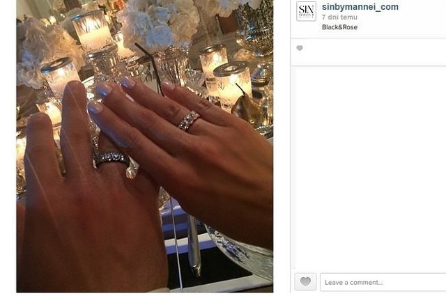 Zdjęcie ze ślubu Artura Boruca i Sary Mannei (fot. screen z Instagram.com)