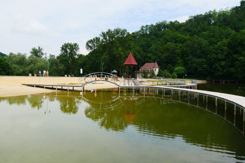 Darmowa plaża i zalew godzinę drogi z Wałbrzycha