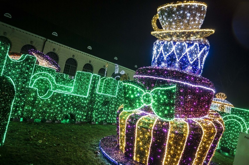 Festiwal światła 2014 w Wilanowie