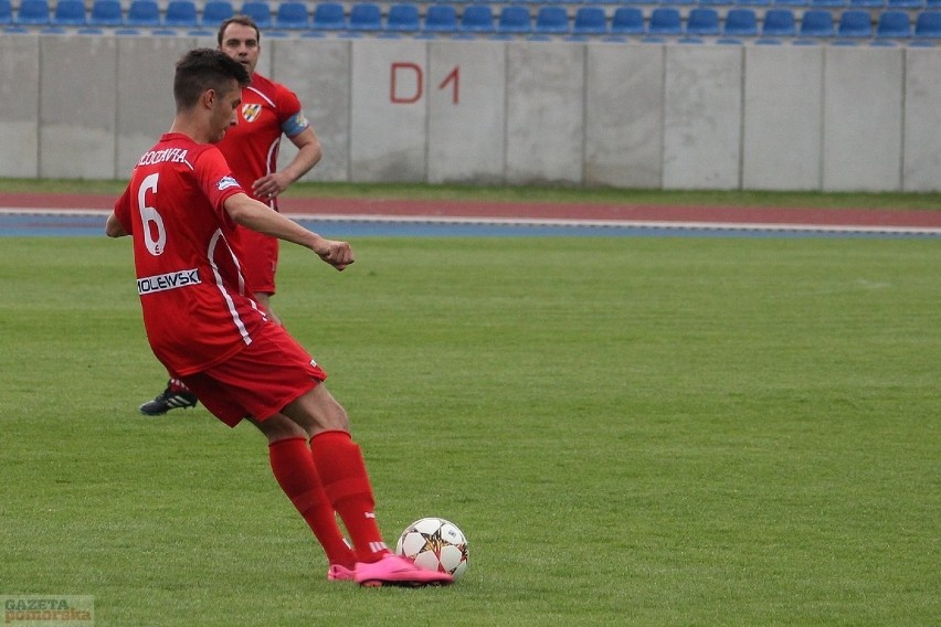 29 minuta meczu - Damian Lewandowski 1:0. Bramka Włocłavii...