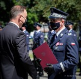 Komendant wojewódzki policji w Łodzi nadinspektorem. Nominację wręczył prezydent Andrzej Duda