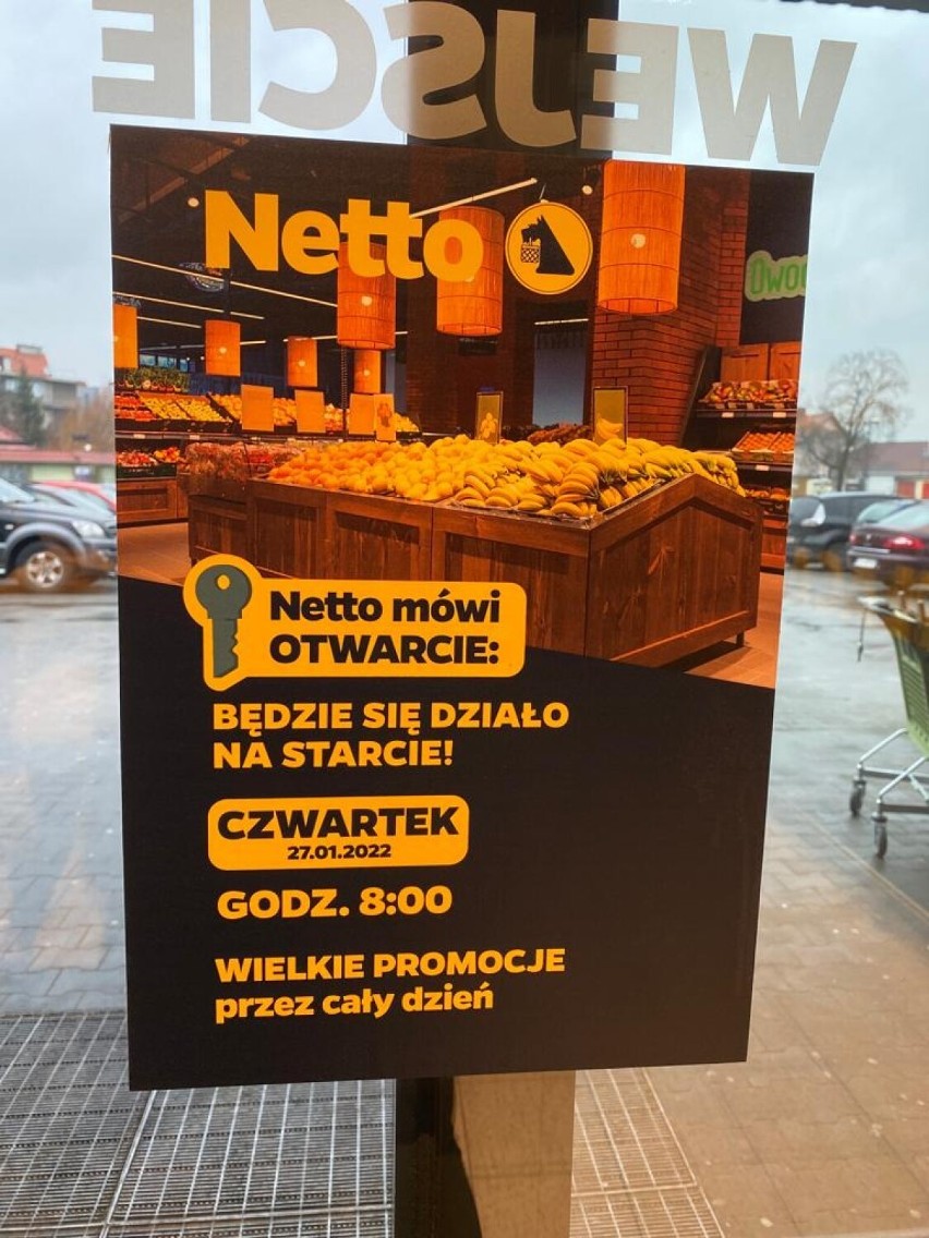 Netto w Żaganiu otwarto w czwartek 27 stycznia