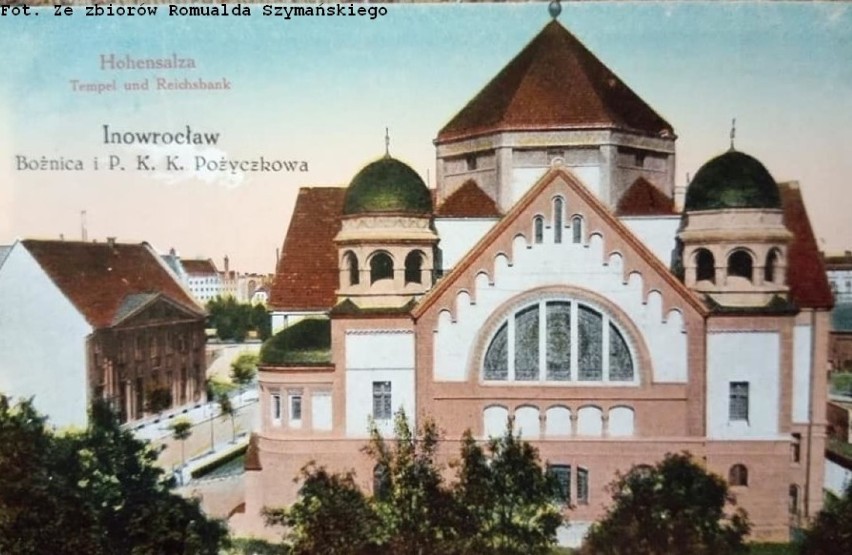Wielka Synagoga przy ulicy Solankowej oraz Bank Rzeszy przy...