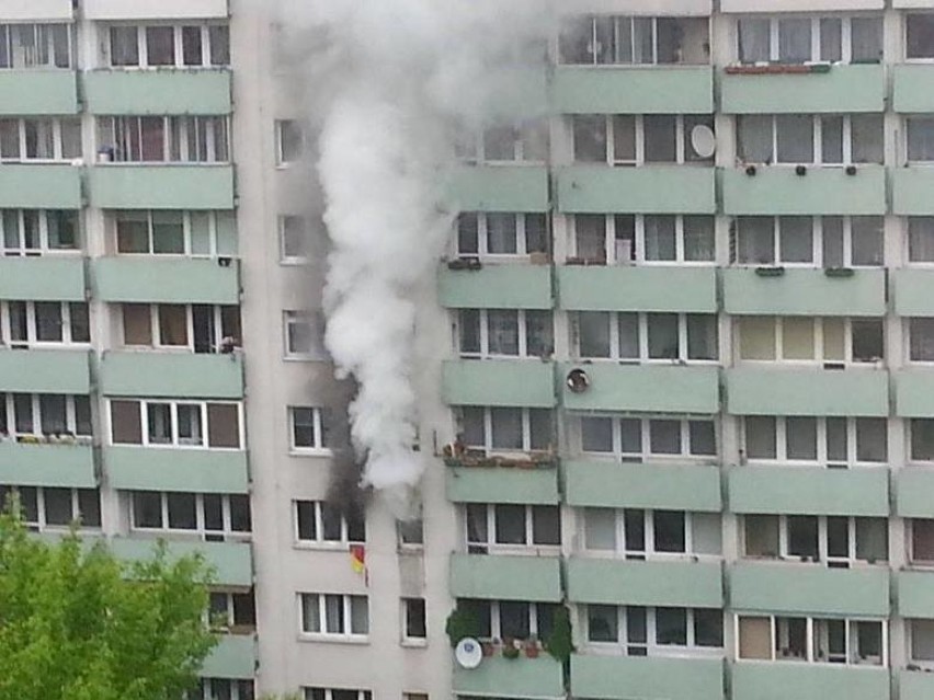 Kraków. Pożar i zabójstwo na os. Widok [ZDJĘCIA]