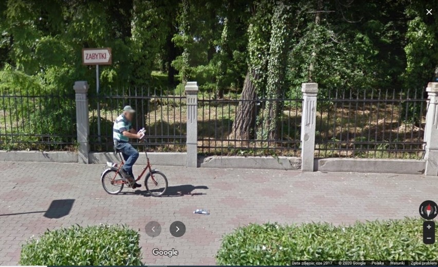 Strzelno na zdjęciach Google Street View