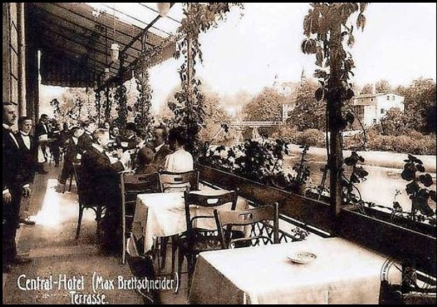 Central Hotel und Conditorei u.Cafe Schönberger - Guben.