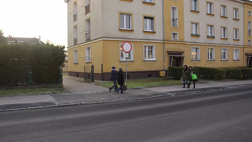 Ulica Pierwszej Brygady w Stargardzie, 11 grudnia 2019 roku