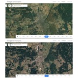 Nowa Sól sprzed niemal 40 lat i dzisiaj. Co za zmiany? Zobacz zdjęcia z kosmosu. Porównujemy zdjęcia Google Earth Maps