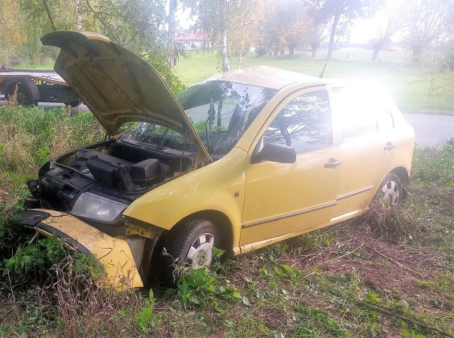 Zmasakrowana kapliczka Matki Boskiej. Wypadek w Dębniakach (gmina Kowal)