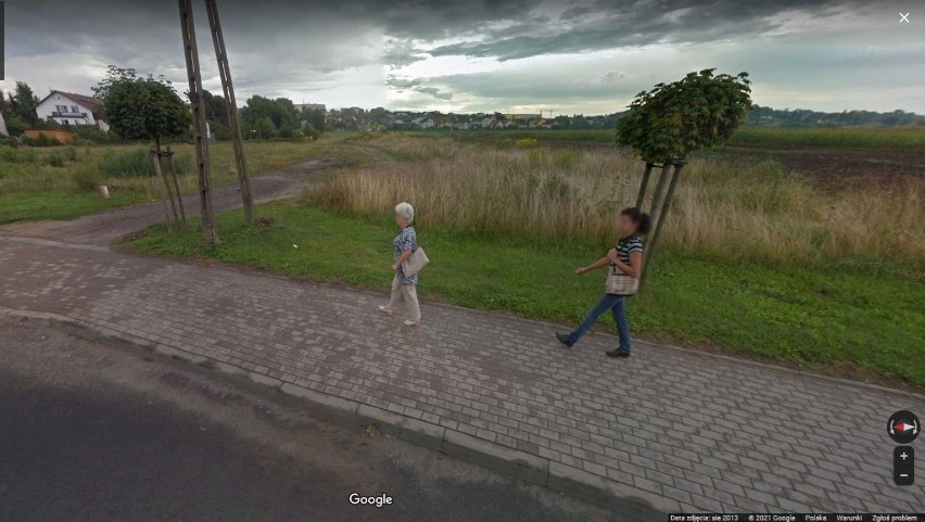 Kamery Google Street View uchwyciły mieszkańców Radziejowa. Zobacz zdjęcia