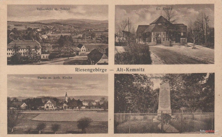 Altkemnitz, czyli obecna Stara Kamienica. Zobacz jak wieś wyglądała przed laty
