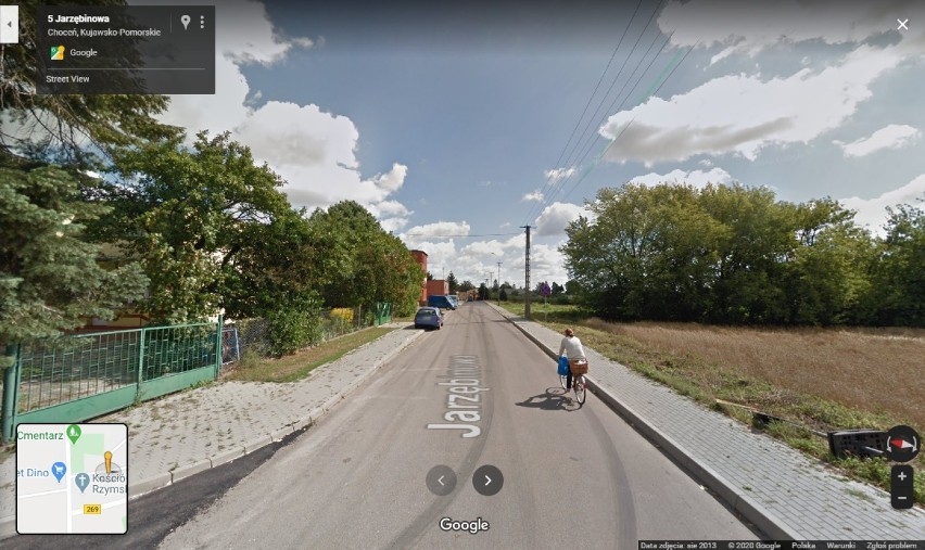 Choceń. Kamery Google Street View przyłapały mieszkańców Chocenia [zdjęcia]