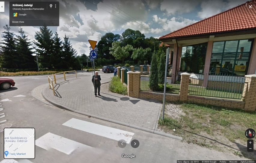 Choceń. Kamery Google Street View przyłapały mieszkańców Chocenia [zdjęcia]