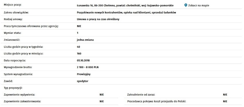 Prezentujemy listę najnowszych ofert pracy w województwie...